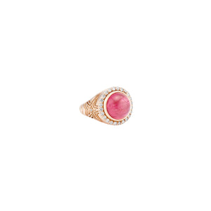 Gypsy Ring Pink Tourmaline