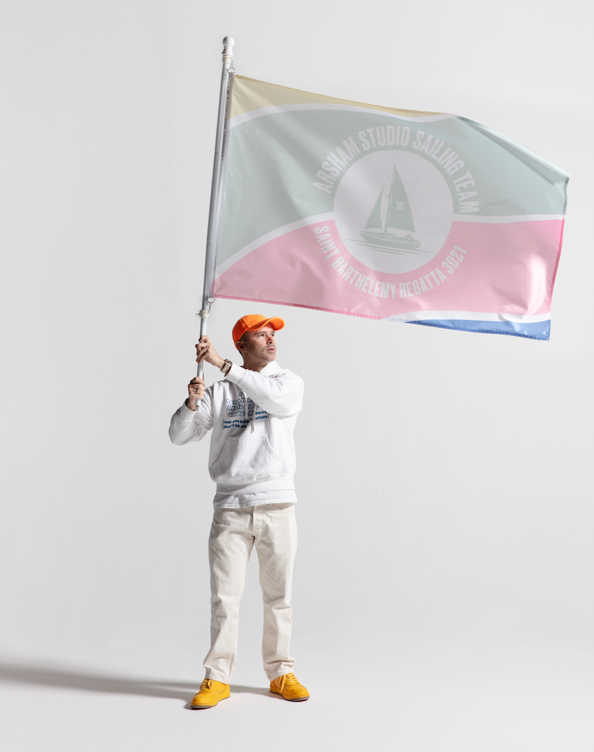 Daniel Arsham : Arsham Studio Sailing Team Flag St. Barths