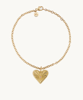 Pour Toujours Heart Anklet