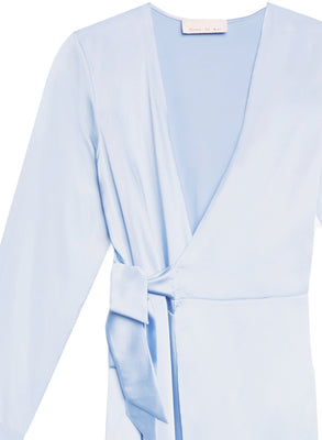 Washable Silk Wrap Robe
